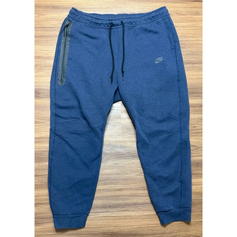 Nike Sportswear Tech Fleece Tapered Joggers Sweatpants Blue (FB8002-473) Sz 2XL